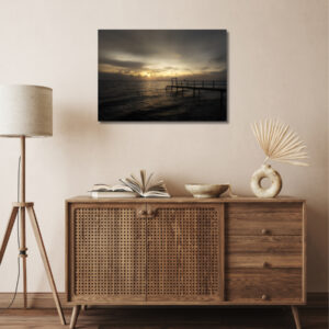 Solnedgång på Råå – canvas 70x50