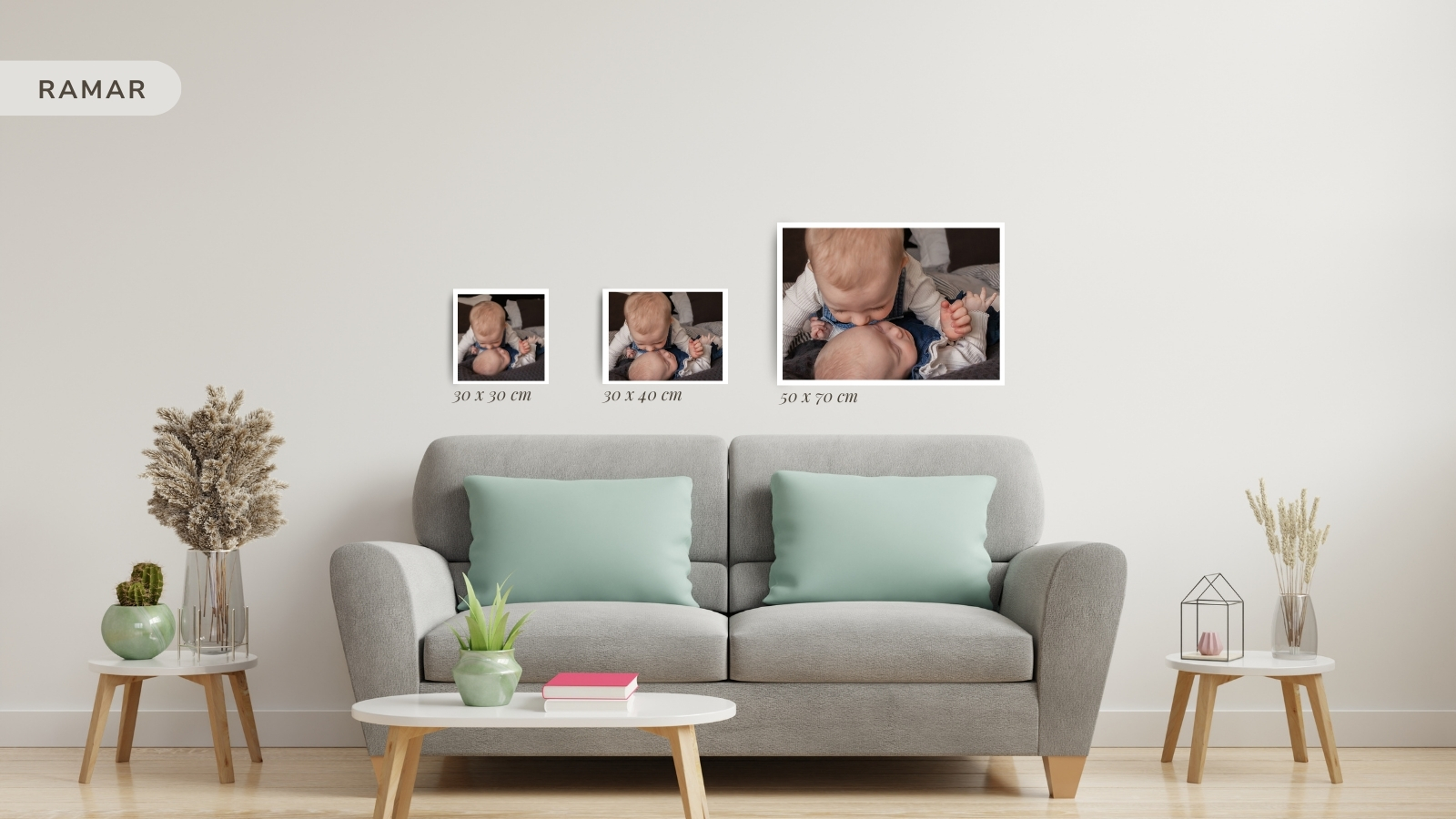 framkallningar, tavelvägg